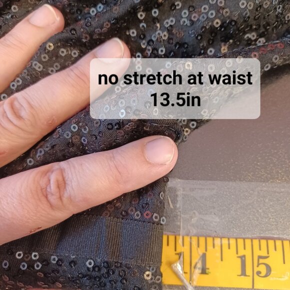 Maia Dress Womens Sz 4 Black Sequins Skater Short 3/4 Sleeve Cocktail Party Prom - Picture 9 of 14